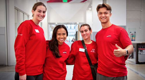 Students Working at Aztec Recreation Center