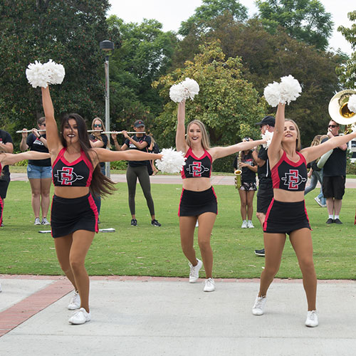 Dance Team performing at an event